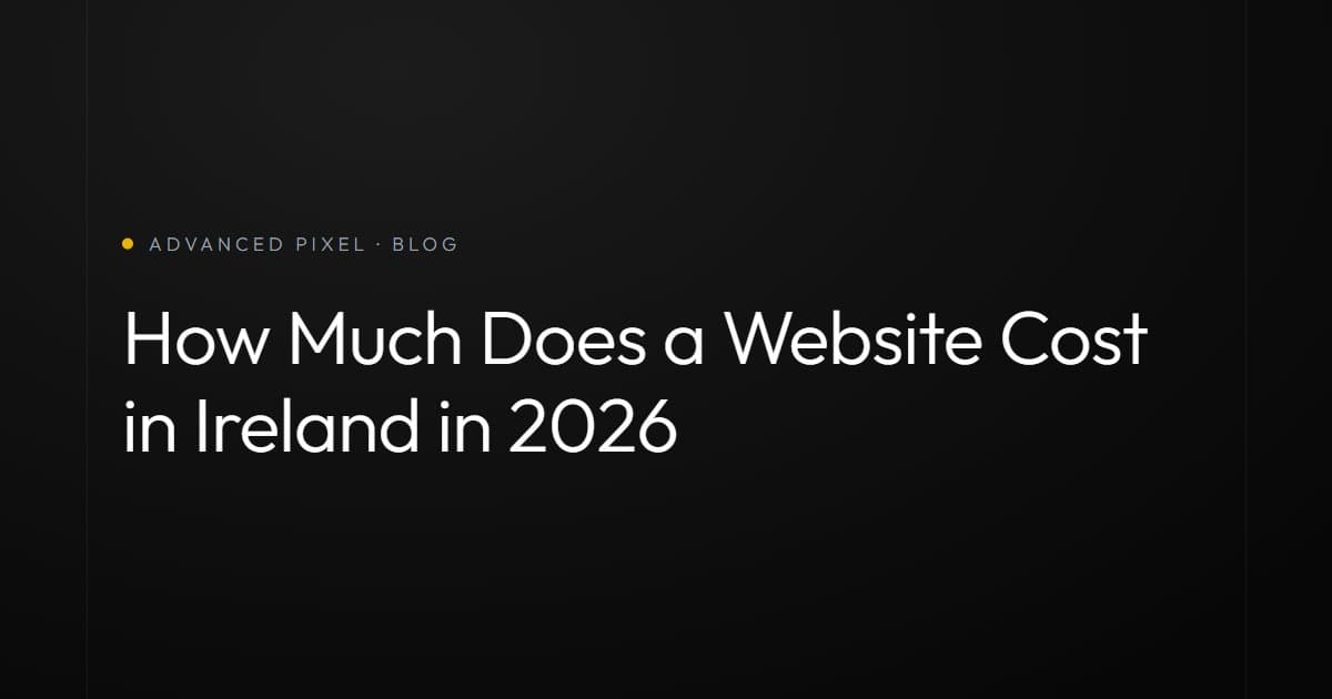 How Much Does a Website Cost in Ireland in 2026